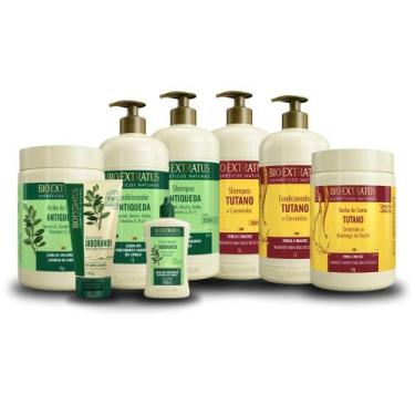 Imagem de Kit Bio Extratus Jaborandi Antiqueda Completo 5 itens + Sh. Masc. Tuta