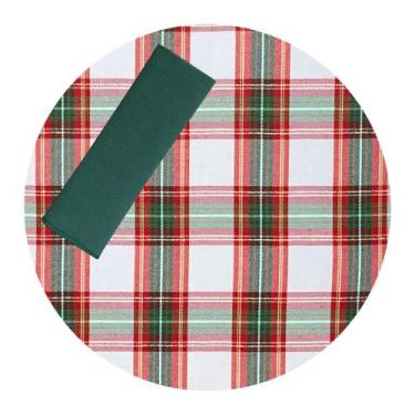 Imagem de Kit Capas de Sousplat Supla com Guardanapos Modelo Natal com Brilho - 
