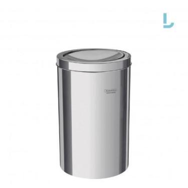 Imagem de Lixeira com Tampa Basculante Swing 12L Inox Polido - Tramontina Lixeir