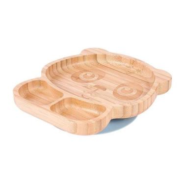 Imagem de Prato Urso Mimo BM23188 Bambu Marrom com Ventosa - Mimo Style