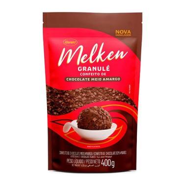 Imagem de Granulé Chocolate Meio Amargo - Melken - 400g - 01 unidade - Harald - 