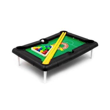 Imagem de Brinquedo Mini Bilhar Mesa De Sinuca Infantil Taco E Bolas