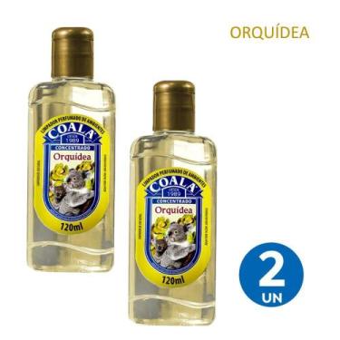 Imagem de Kit 2 Limpador Concentrado Perfumado de Ambientes Orquídea Coala 120ml