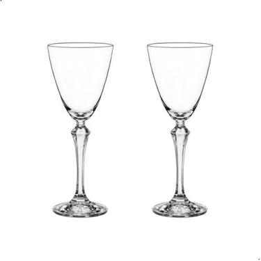 Imagem de Taça de Cristal Bohemia Para Vinho 250 ml Elisabeth 2 Peças - Bohemia 