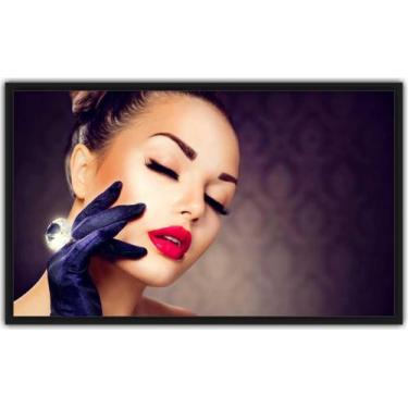Imagem de Quadro Decorativo Maquiagem Salão De Beleza Fashion Hair Com Moldura 1