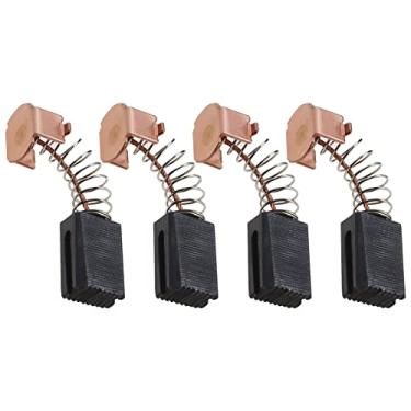 Imagem de Micro Traders 2 pares de escovas de carvão com corte automático compatíveis com Black & Decker G720 G720-B3 G720K-B3 GR750K PF600-B3 ferramenta elétrica 5 x 8 x 12 mm
