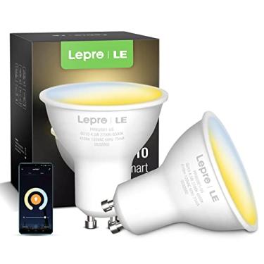 Imagem de Lepro Lâmpadas Led Alexa Gu10 - Lâmpada Inteligente Gu10 Equivalente A Halogênio de 50 W Funciona com Alexa e Google Assistant, Controle de Voz e Aplicativo, Lâmpada de Trilha Ajustável de 2700-6500K,