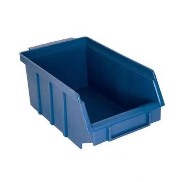 Imagem de Caixa Organizadora Bin Nº 04  9,5x13x20 - CAIXA PLAST,  Azul