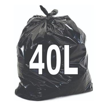 Imagem de Saco De Lixo 40 Litros Resistente 100 Unidades - HIGIPACK