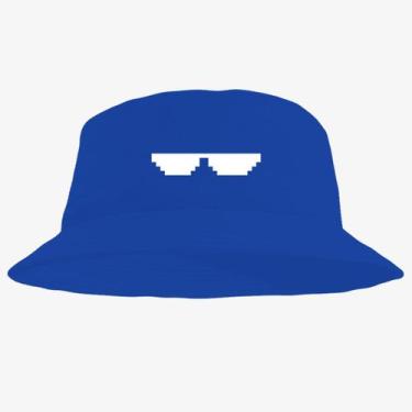 Imagem de Chapéu Bucket Hat Estampado Thug Life - MP Moda Masculina, Único, Azul