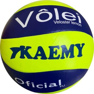 Imagem de Bola Vôlei Veloster Lemon Kaemy Adulto PU Soldada 280g-K32