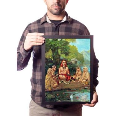 Imagem de Quadro Decorativo Adi Shankara Arte Guru Indiano Hindu - Fanarte