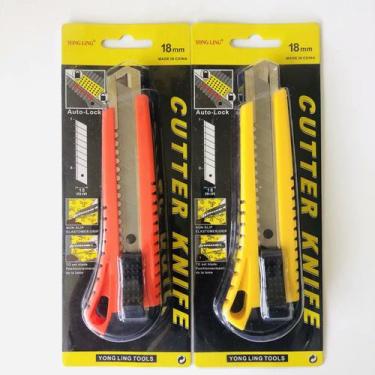 Imagem de Estilete Emborrachado Profissional 18mm - Armarinhos Beaba