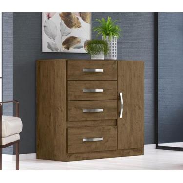 Imagem de Cômoda Sapateira Vênus Castanho Avelã Flex Moval