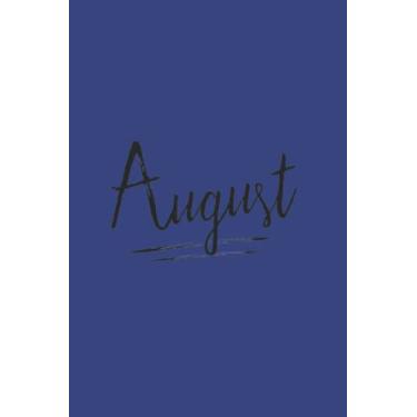 Imagem de August Black Text Notebook: Deep Space Royal Matte Finish Lined Journal, 6 x 9 120 Pages, Gift For Thinkers, List Makers and Doers (August Black Text Journal)