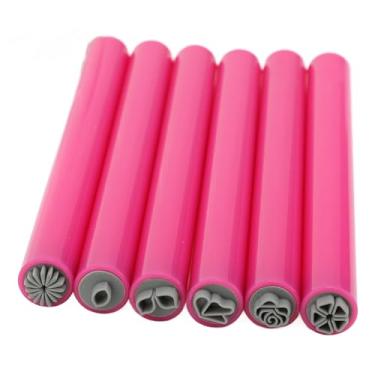 Imagem de Caneta de Carimbo de Flores para Nail Art, 6 Peças de Canetas de Carimbo de Nail Art de Secagem Rápida para Mulheres e Meninas, Ferramentas de Unhas DIY Fáceis de Usar para