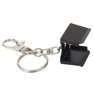 Imagem de Suporte de Giz para Taco de Bilhar, Clipe de Giz Profissional Portátil de Aço Inoxidável Pequeno para Esporte (Preto)