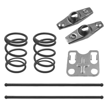Imagem de Kit de braços balancim de aço estampado de proporção 1,3 com haste e mola de 10 kg para Honda GX160 GX200 para Predator 212 non-hemi 196cc 208cc para clones 196cc 208cc para coleman para lifan Go Kart