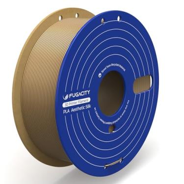 Imagem de Fugacity Filamento PLA 1,75 mm, filamento de impressora 3D carretel de 1 kg (N.W 1.0 kg), precisão dimensional +/- 0,02 mm, efeito de impressão aprimorado para a maioria das impressoras 3D FDM