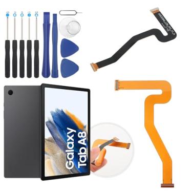 Imagem de YWLRONG Substituição de fita de cabo flexível para Samsung Galaxy Tab A8 para Samsung Tab A8 10.5 2022 X200 X205 X207 Tela principal LCD para placa-mãe Cabo flexível de substituição com ferramentas