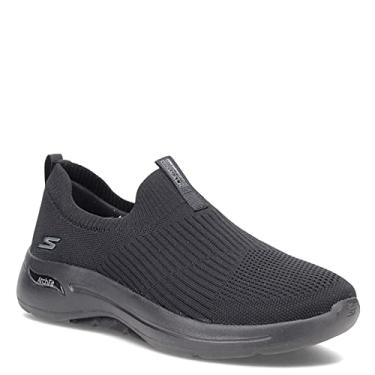 Imagem de Skechers Tênis feminino Go Walk Arch Fit-Iconic, Preto/preto, 10