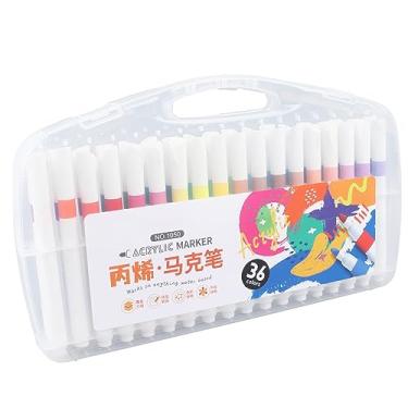 Imagem de Ferramentas de Pintura Canetas de Tinta Acrílica Marcadores Acrílicos Canetas Acrílicas Marcadores de Pintura Marcadores de Graffiti, 36 Peças