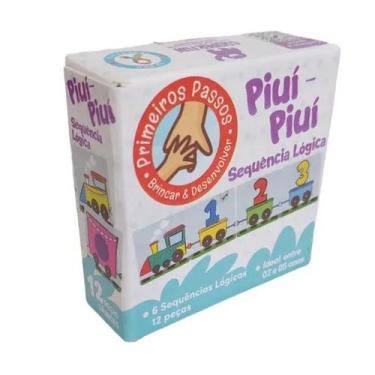 Imagem de Jogo de Sequencia Logica Piuí Piuí Números Letras e Cores  - Cooper Fu