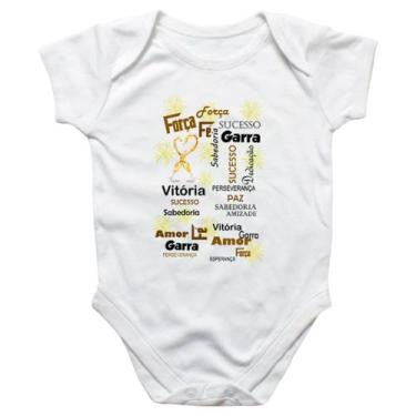 Imagem de Body intantil Ano Novo Forca Fe Garra - Alearts, P