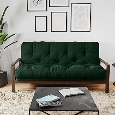 Imagem de Royal Sleep Products Futon Capa de substituição sólida para colchão de 8 camadas direto da fábrica/queen feita nos EUA (verde caçador, solteiro)