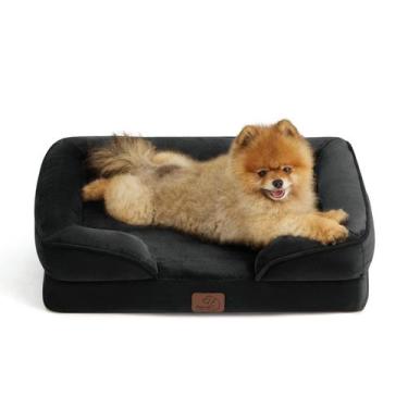 Imagem de Cama Ortopédica para Cães Bedsure Pequena - Lavável com Forro Impermeá