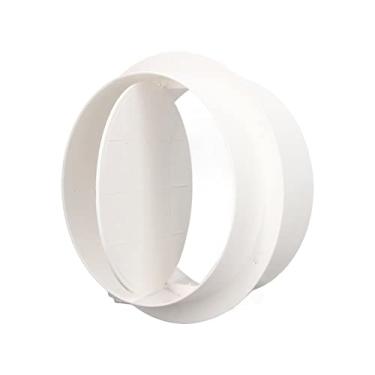Imagem de 6Nin Damper Backdraft, Rolha de Fluxo de Ar de 1 Via, Acessório do Conector do Duto ABS, Com Amortecedor de Refluxo, para Secador, fã de Exaustão