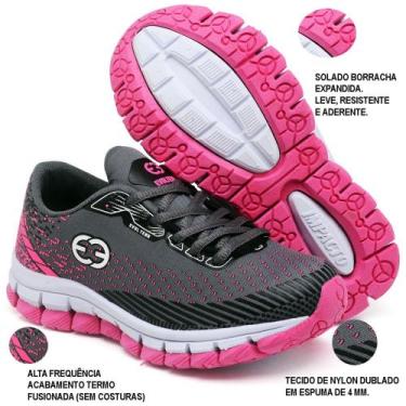 Imagem de Tênis Impacto Infantil Feminino Meninas - EV, Gftepink, 33
