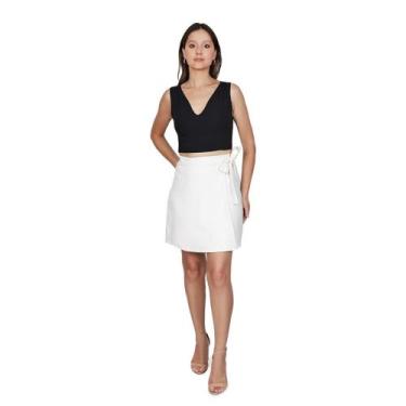 Imagem de Conjunto Saia Pareô e Cropped Feminino  - Island Shark