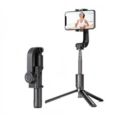 Imagem de Tripé Selfie Stick Wokex Preto - Extensível de 18 a 64 cm (ABS+Liga)