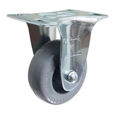 Imagem de Rodízio Fixo 2 FLR 210 BP 45kg Cinza 100559 Rod-Car Unica, Unica, Unic