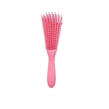Imagem de 1pc escova de cabelo desembaraçante escova couro cabeludo massagem pente de cabelo feminino desembaraçador para estilo cacheado cabeleireiro salão cuidados ferramentas (03)
