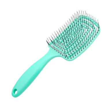 Imagem de Pente de massagem elástica para couro cabeludo, escova de cabelo oca para desembaraçar, pente de cabelo cacheado feminino, secagem rápida, ferramentas de modelagem (04)