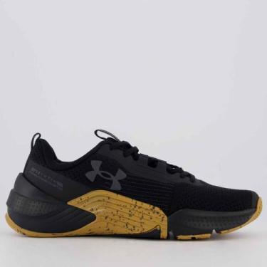 Imagem de Tênis Under Armour Tribase Reps 2 Preto e Marrom, 38