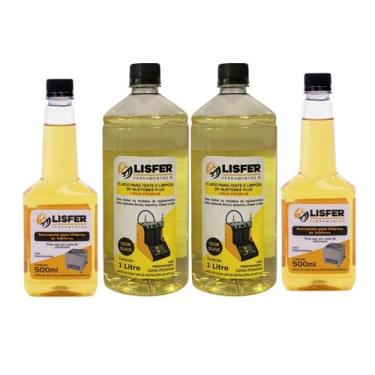 Imagem de Kit 2 Fluidos E 2 Detergentes Para Máquina Limpeza Bico - LISFER
