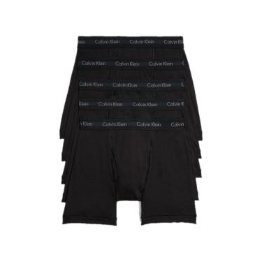 Imagem de Cueca boxer Calvin Klein Cotton Classics para homens, pacote com 5