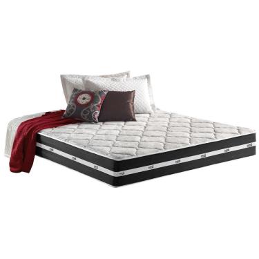 Imagem de Colchão Queen Molas Ensacadas MasterPocket Classic Euro Pillow Black (158x198x26) - D Angelis Anjos