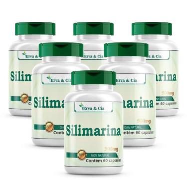 Imagem de Silimarina 100% Natural Cápsulas 500Mg 6 Potes