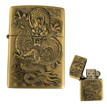 Imagem de Isqueiro KANTAI JT2 - Colecionismo, ricamente trabalhado em alto relevo