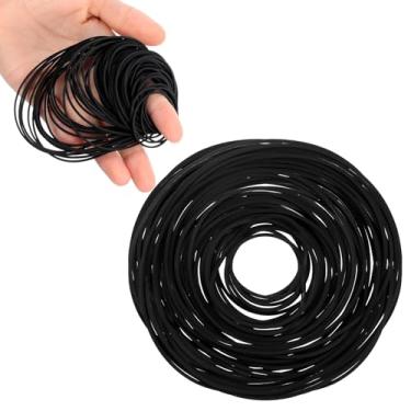 Imagem de 100 peças de reparo de gravador de cassete, manutenção de 25 mm-120 mm, fita cassete quadrada mista, gravador de máquina, cinto de borracha para DVD CD LD VCR