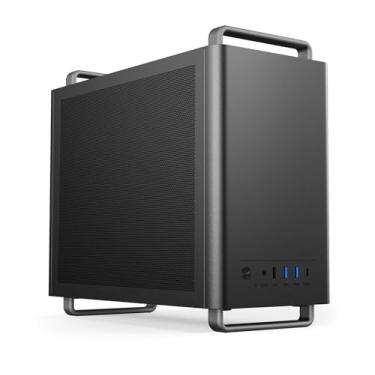Imagem de SOEYi Gabinete U320 M-Atx/Itx, Micro Atx, De Mesa Portátil Com Alças, Suporte Para Gpu 310 Mm, Cooler Cpu 135 Mm E Fonte Alimentação Atx/Sfx (Preto)