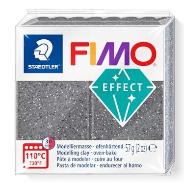 Imagem de STAEDTLER Massa de Modelar Profissional FIMO Effect 57g (1 Unidade) Granito - 8010-803 - Argila Polímera Para Biscuit que Endurece no Forno – Ideal para Artesanato, Miniaturas e Bijuterias
