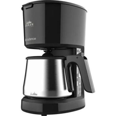 Imagem de Cafeteira Elétrica Urban Pop Preta e Inox CadenceCAF810-127V, 110V