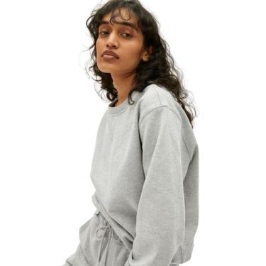 Imagem de moleton feminino  conforto 100 algodao - duda calcados, Cinzaredonda, 
