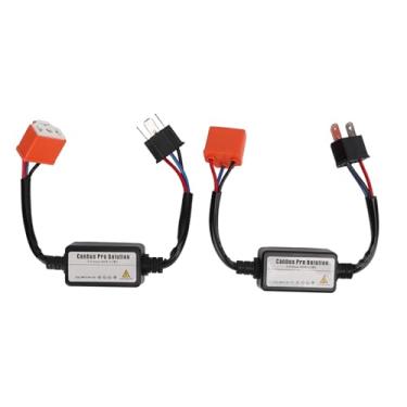 Imagem de Cabeça de Cerâmica do Resistor LED 35W 12V Decodificação Precisa Fácil Instalação H4 Conversor Negativo para Veículo