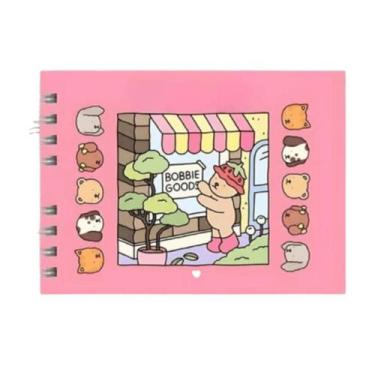 Imagem de Livro de Colorir Bobbie Goods, 50 Folhas, 180g, Tamanho A5, Capa Dura 